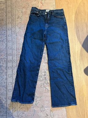 Agolde Harper Mid Rise Relaxed Straight Jeans Size 28